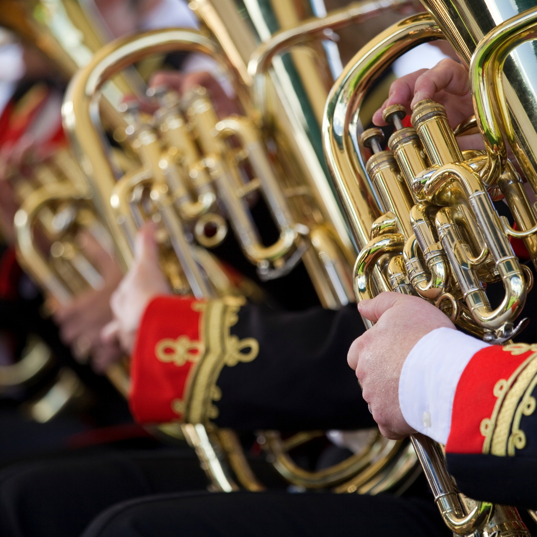 image of instruments wolverton town band